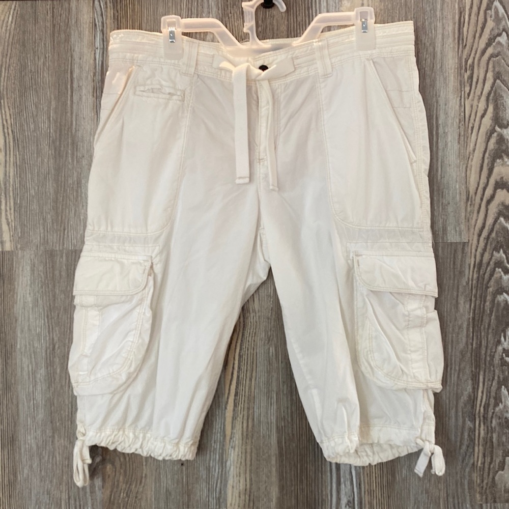 Ralph Lauren White baggy pedal pushers, 12